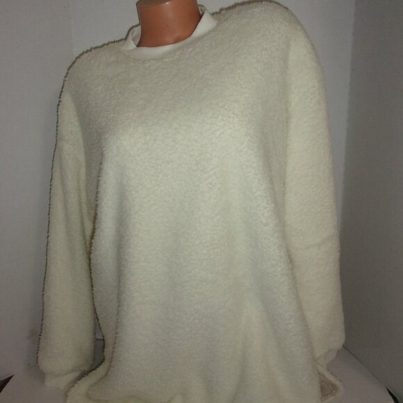 PINK Victoria's Secret Fleece Cozy Plush Oversized Sweatshirt - Picture 1 of 3